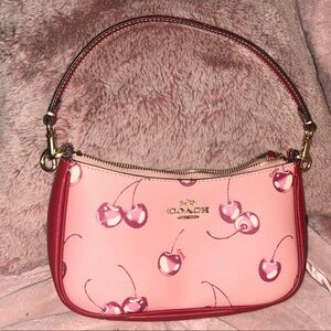 Coach Pink Cherry Limited Edition Mini Handbag - Rare!